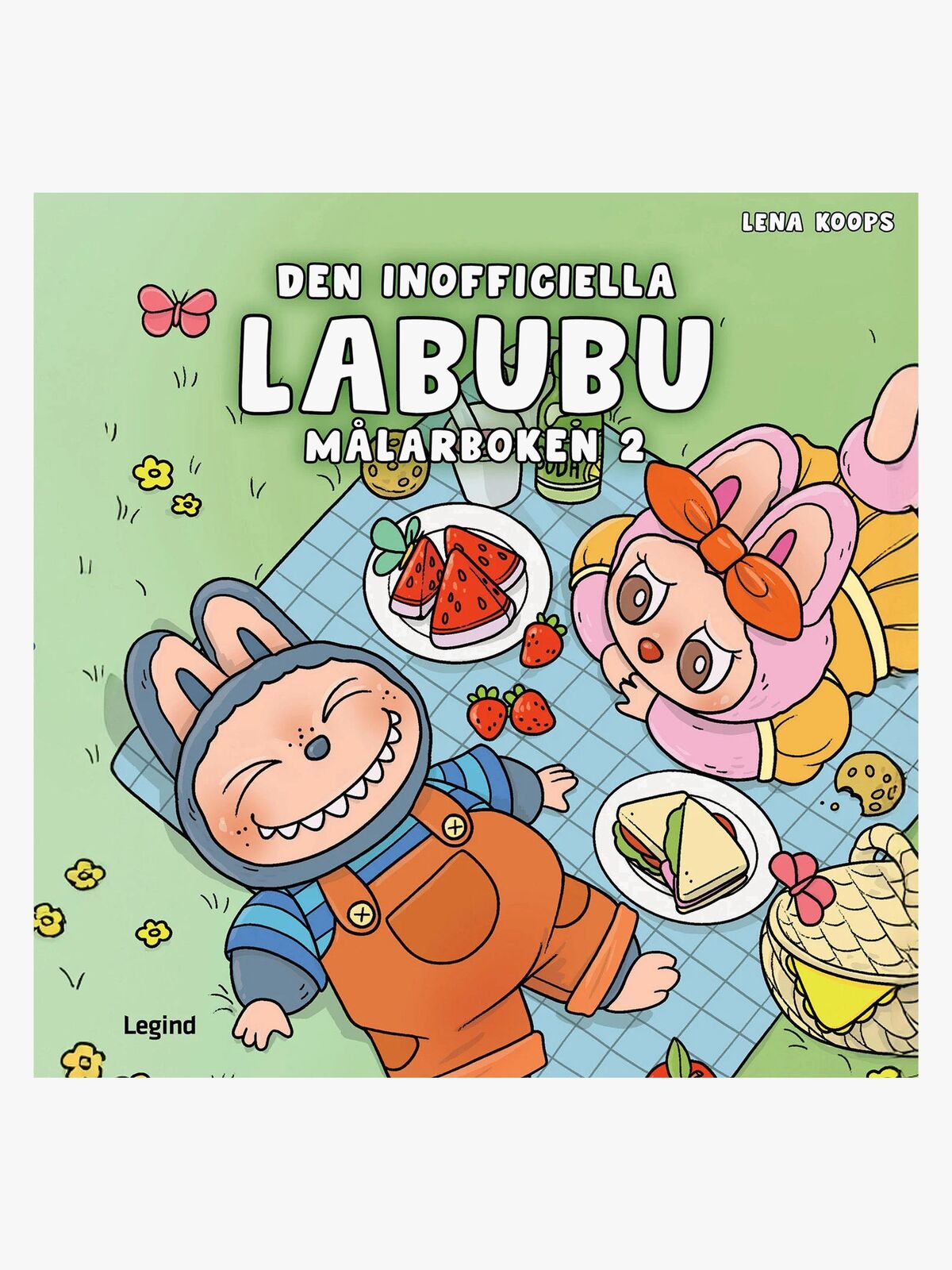 Legind A/S LABUBU Den Uoffisielle 2 Fargeleggingsbok