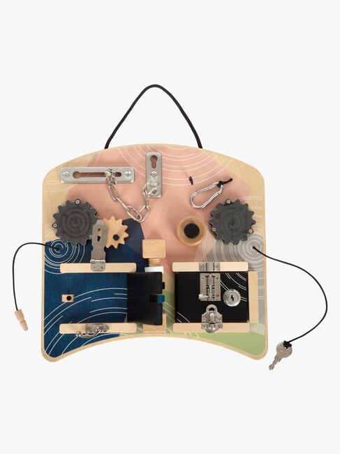 Small Foot Motorikkbrett med Lås og Snurrefunksjon