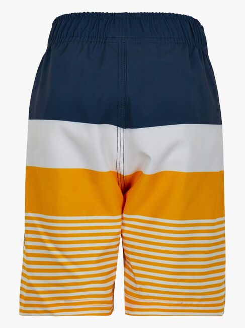 Color Kids Badeshorts, Blått/Hvitt/Gult