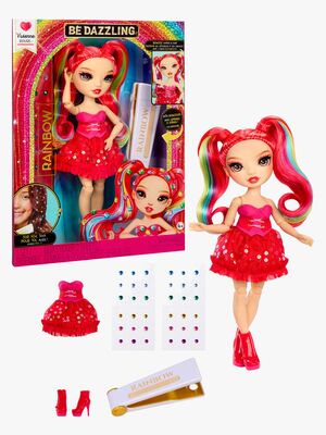 Rainbow High Be Dazzling Vivienne Rouge Motedukke Vivienne Rouge, Röd