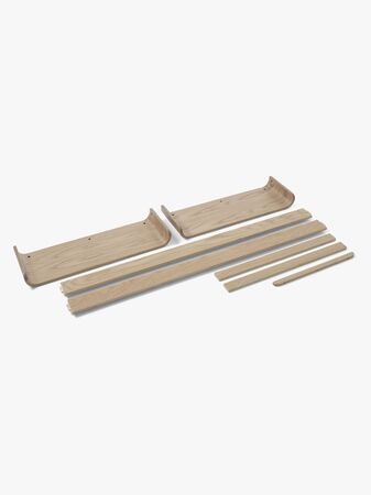 Flexa Junior Sengeforlengning Sett, Oak Clear lacq