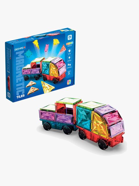 Geomag  Magnetisk Byggesett Kjøretøy 24 Deler