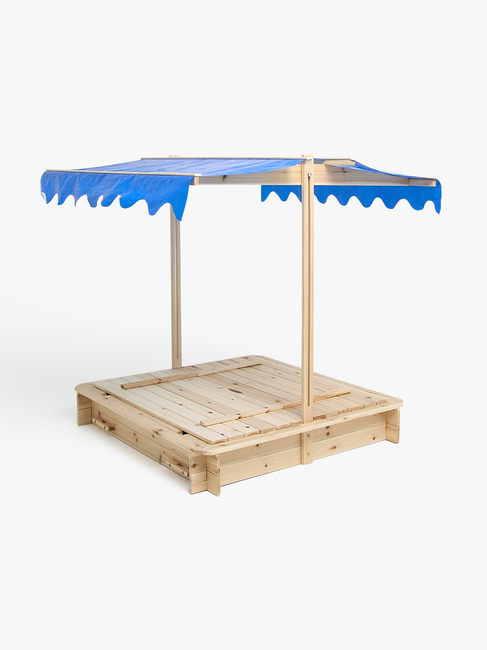 Woodlii Sandkasse med Tak og Benk, Nature