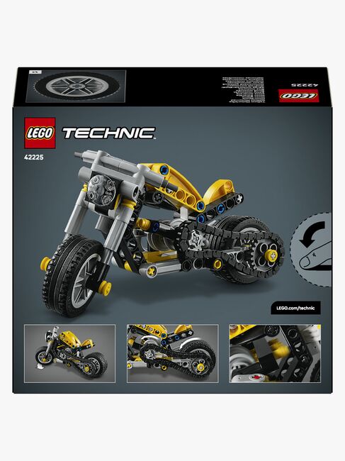LEGO Technic 42225 Gul motorsykkel