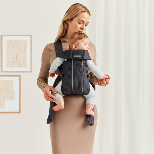 BabyBjörn Mini Bæresele 3D Mesh, Anthracite