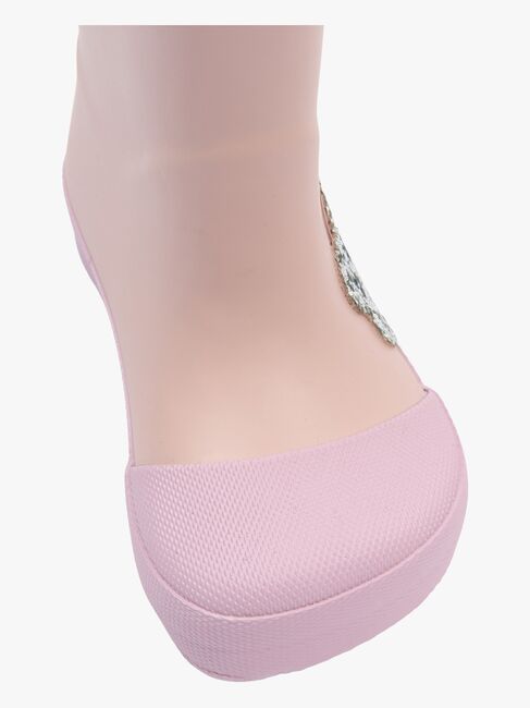 Mikk-Line Barefoot Rainbow Gummistøvler, Adobe Rose