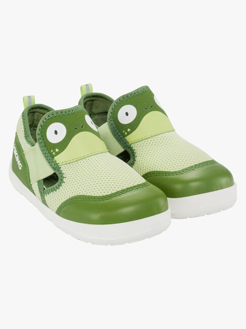 Viking Alv Paw Barefoot Sandaler, Light Green/Green