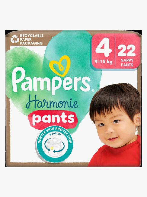 Pampers Harmonie Bleiebukser Str 4 9-15kg 22-Pakk