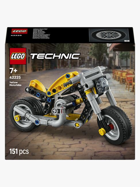 LEGO Technic 42225 Gul motorsykkel