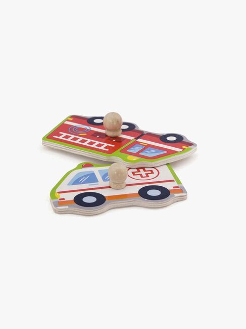 VIGA Puslespill Med Lyd Kjøretøy