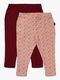 Luca & Lola Linda Leggings 2-pack, Pink/Wine