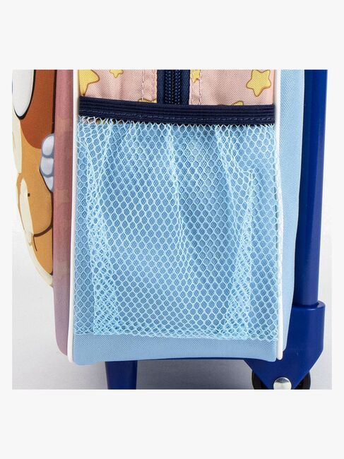 Bluey 3D Trillekoffert, Rosa/blå