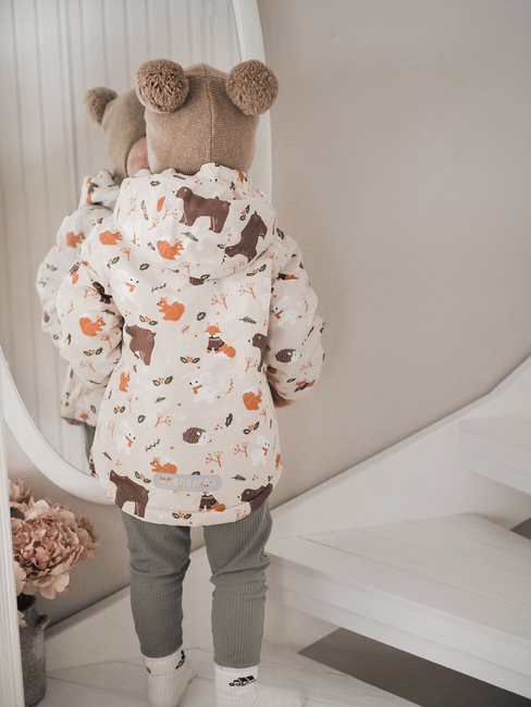 Nordbjørn Minilanche Vattert Jakke, Parchment