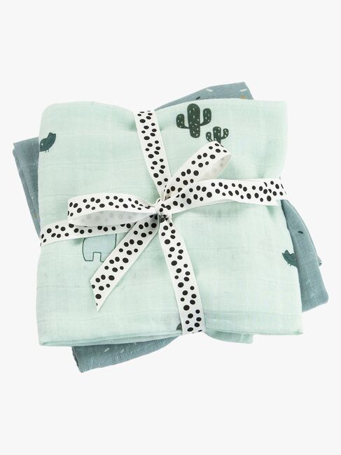 Done By Deer Lalee Musselinteppe 2-Pakk, Blue