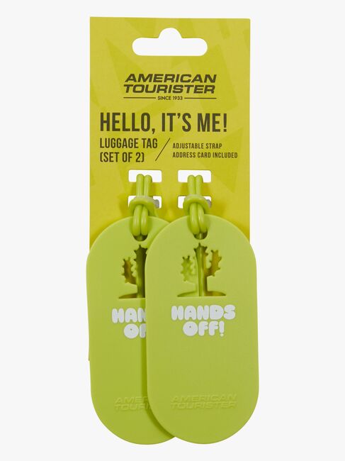 American Tourister Fun Tags Bagasjemerke 2-Pakk, Hands Off