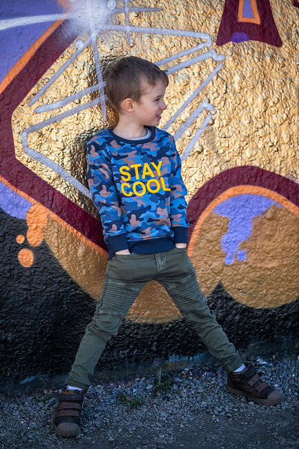 Luca & Lola Vincenzo Genser, Blue Camouflage