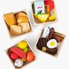 Melissa & Doug Kjøkkenleker Mat Med 4 Esker