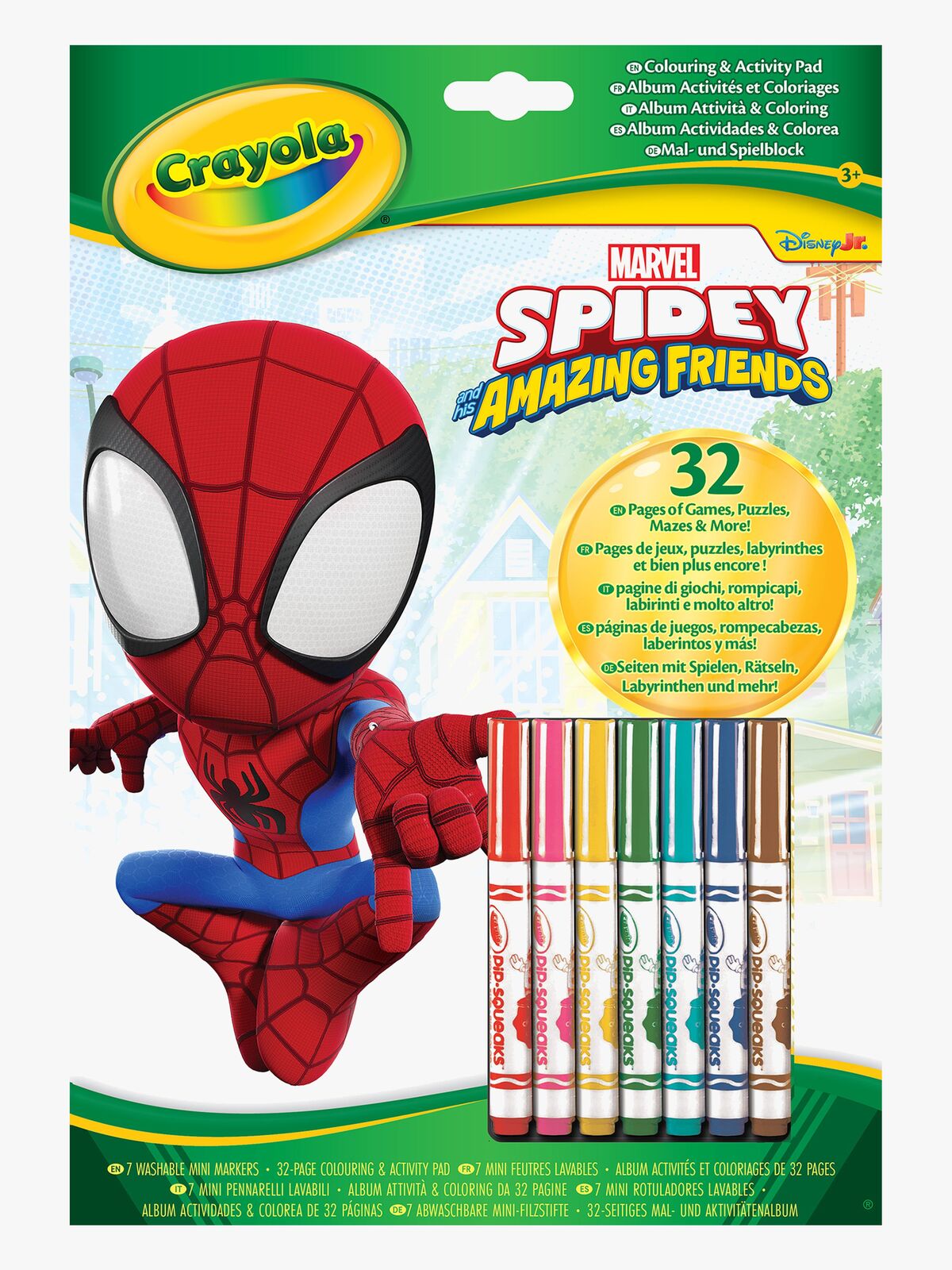 Marvel Spidey And His Amazing Friends Fargeleggingssett