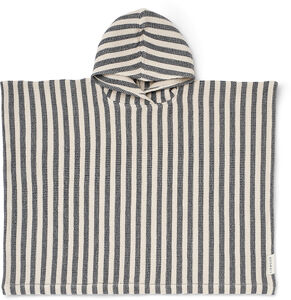 LIEWOOD Paco Badeponcho, Y/D Stripe Classic Navy/Sandy