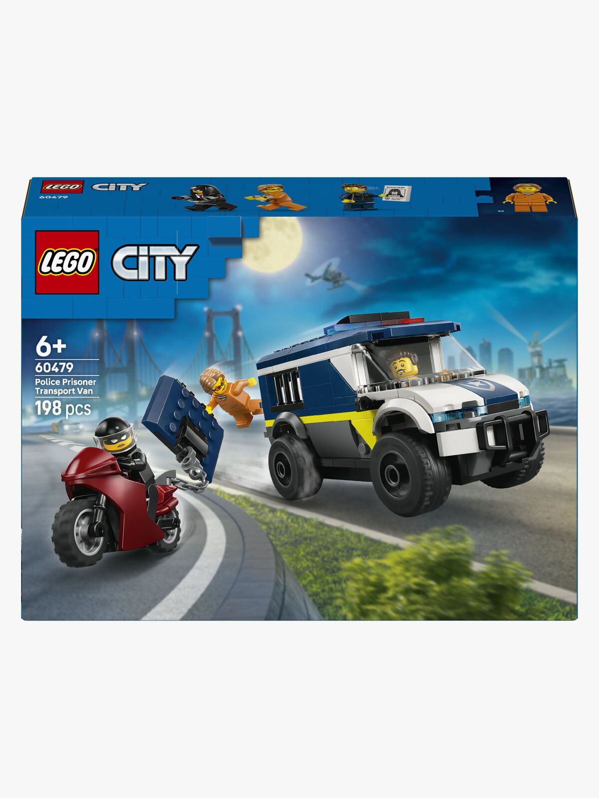 LEGO City 60479 Politibil for fangetransport