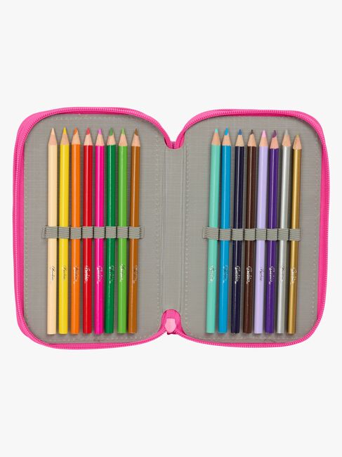 Barbie  Fylt Trippelpennal 37 Deler, Blå/Rosa