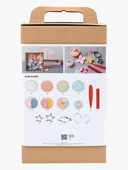 Creativ Company Hobbysett DIY Lufttørkende Leire Blomster