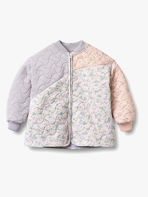 Wheat Helmao Termojakke, Purple Light Petunias