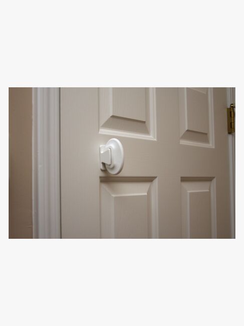 Safe & Care Dørstopper med Lagringsplass, Hvit