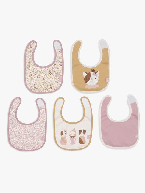 Jollein Bandana Tøysmekke Vanntett 5-Pakk, Flower Fairies