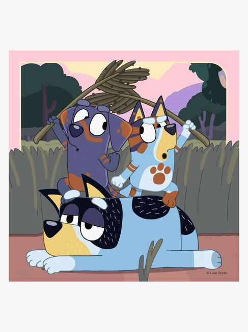 Ravensburger Puslespill Bluey 3x49 Brikker