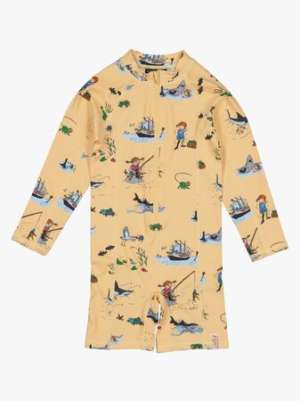 Geggamoja UV-Drakt Pippi Langstrømpe, Gul