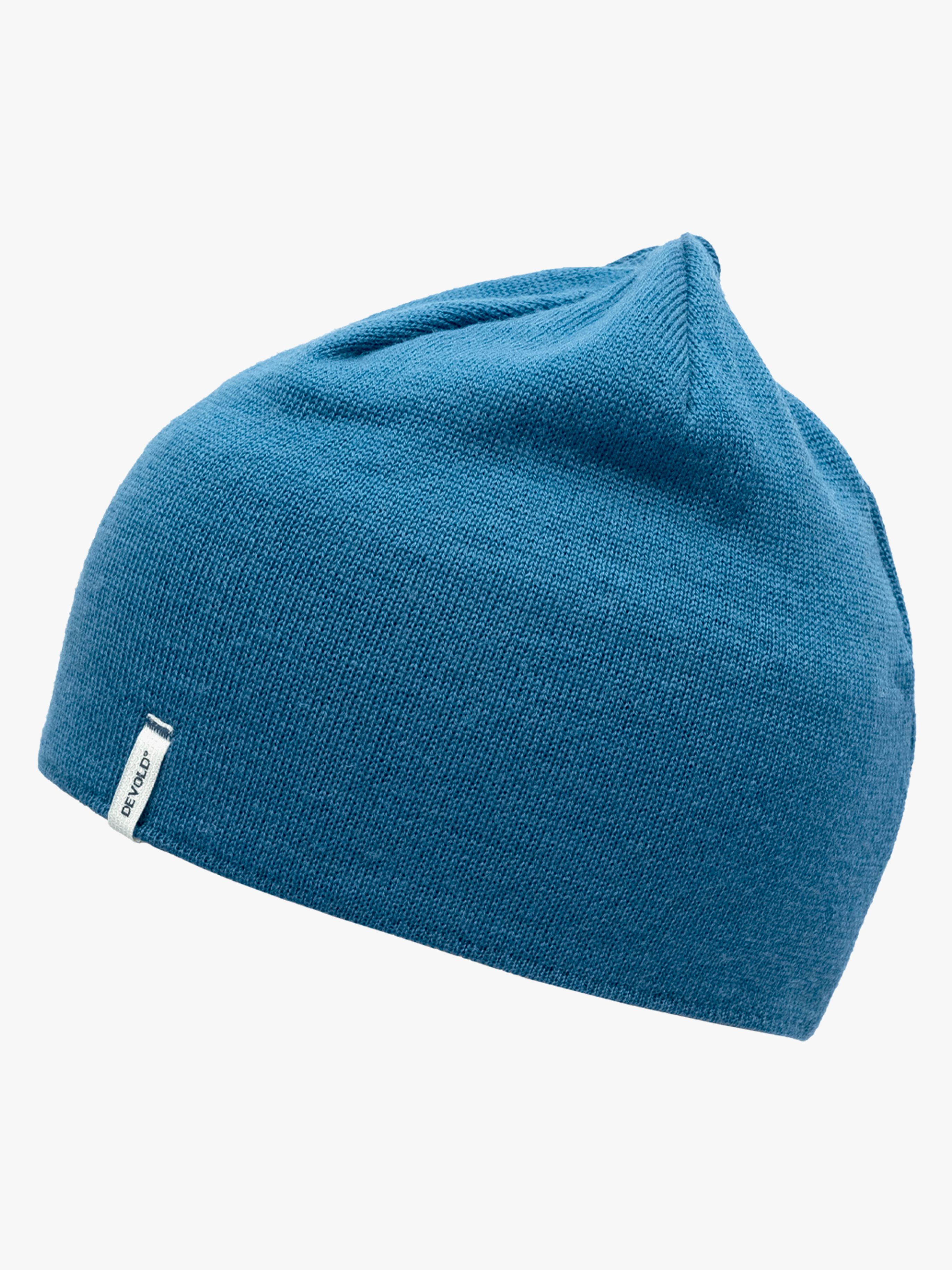 Devold FRIENDS MERINO Lue Merinoull Kid, Blue Melange - Ulluer - 100% Merinoull