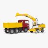 Bruder MAN TGA Construction Truck Og Liebherr Gravemaskin