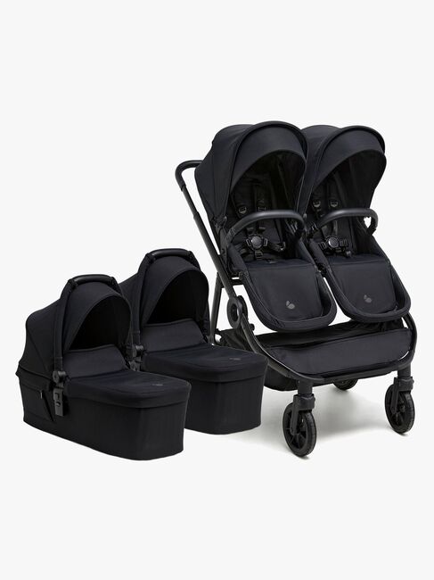 Beemoo Pro Twin 2 Tvillingvogn, Coffee Black