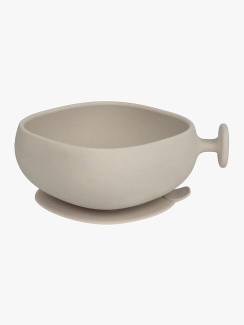 b.box Skål med Lokk Silikon, Latte