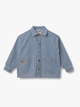 Wheat Cole Overtreksskjorte, Denim Stripe