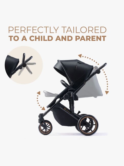 Kinderkraft Prime 2 2-in-1 Duovogn, Venezian Black