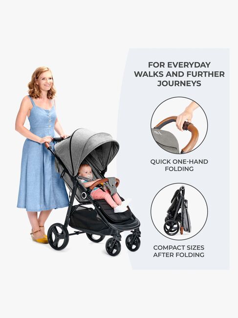 Kinderkraft GRANDE PLUS Sportsvogn, Pink