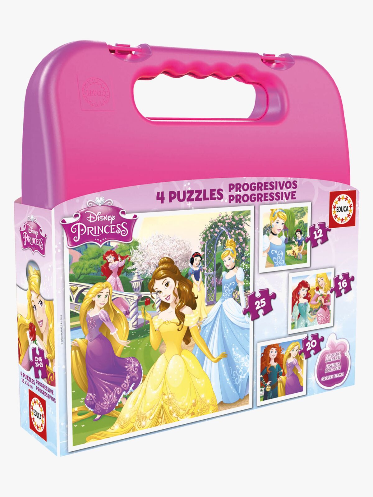 Educa Disney Princess Puslespill 4-in-1
