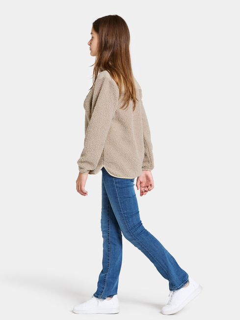 Didriksons Exa Fleecetrøye, Beach beige