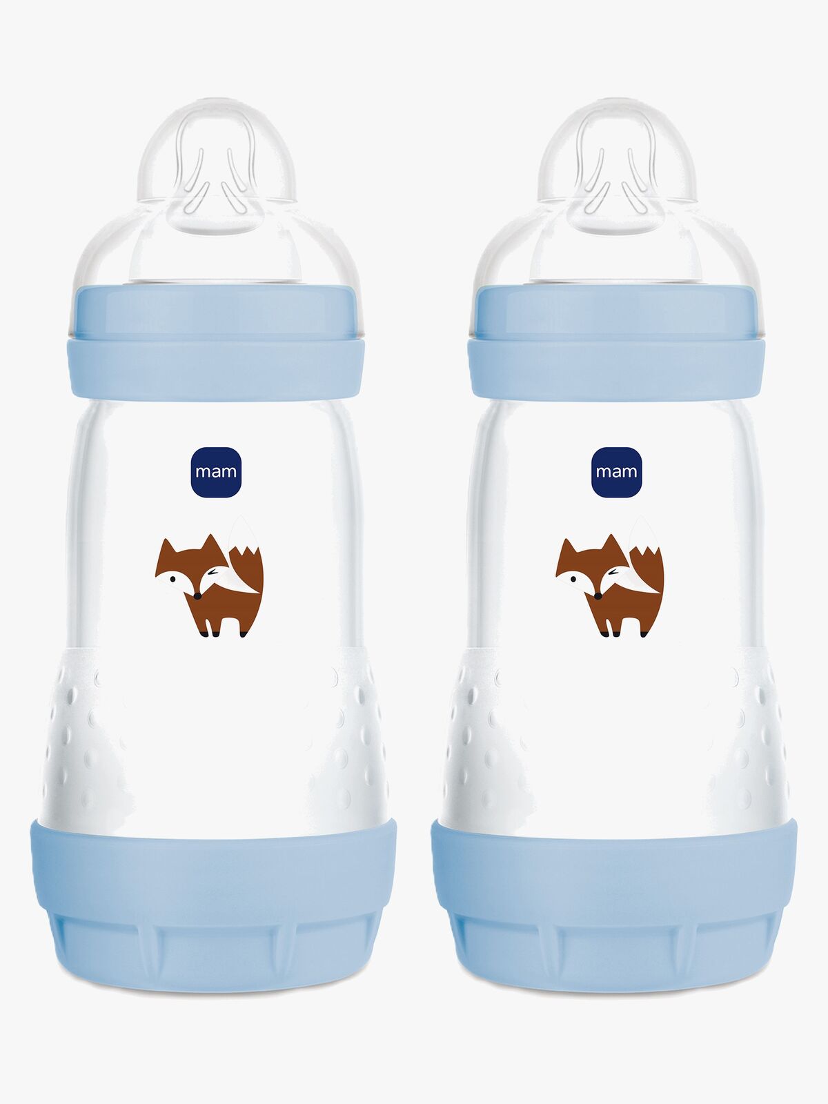 MAM Easy Start Tåteflaske Anti-kolikk 260 ml 2-Pakk, Blå