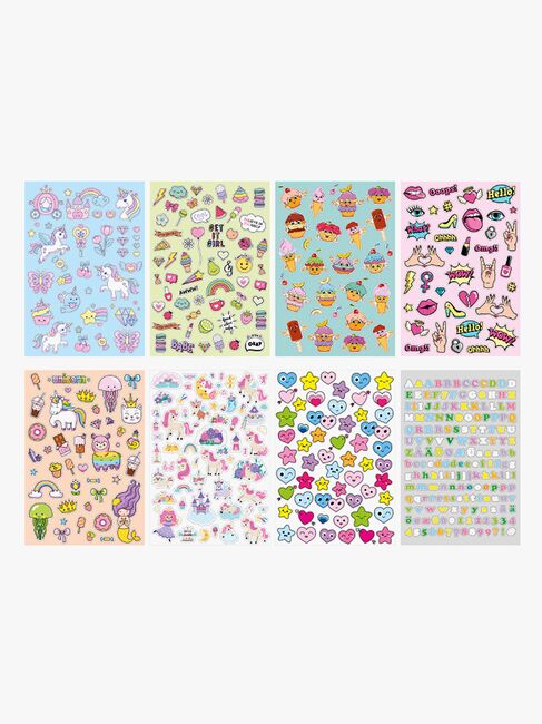 Playbox Megasett Klistremerker Enhjørning 500 Stk