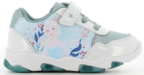 Disney Frozen Blinkende Sneaker, Light Blue/White