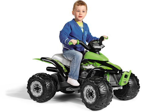Peg Perego Corral T-Rex Firehjuling 330W, Grønn