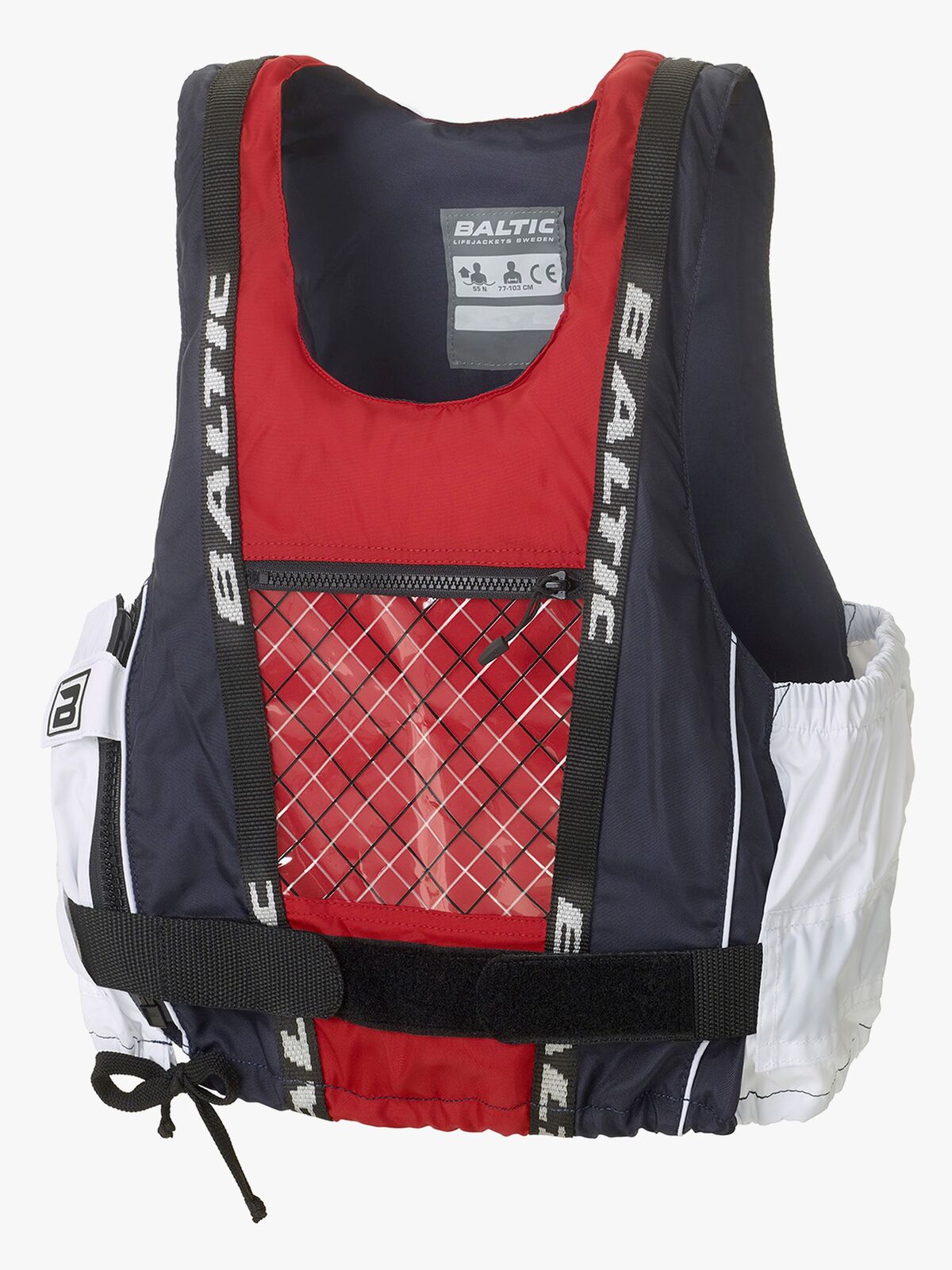 Baltic Dinghy Pro Flytevest, Rød/Blå/Hvit
