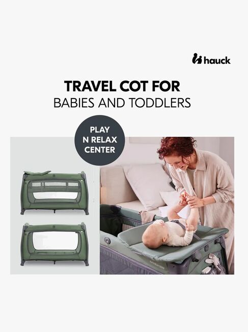 Hauck Play N Relax Center Reiseseng, Dark Green
