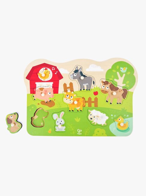 Hape Knottepuslespill Bondegårdsdyr 10 Brikker