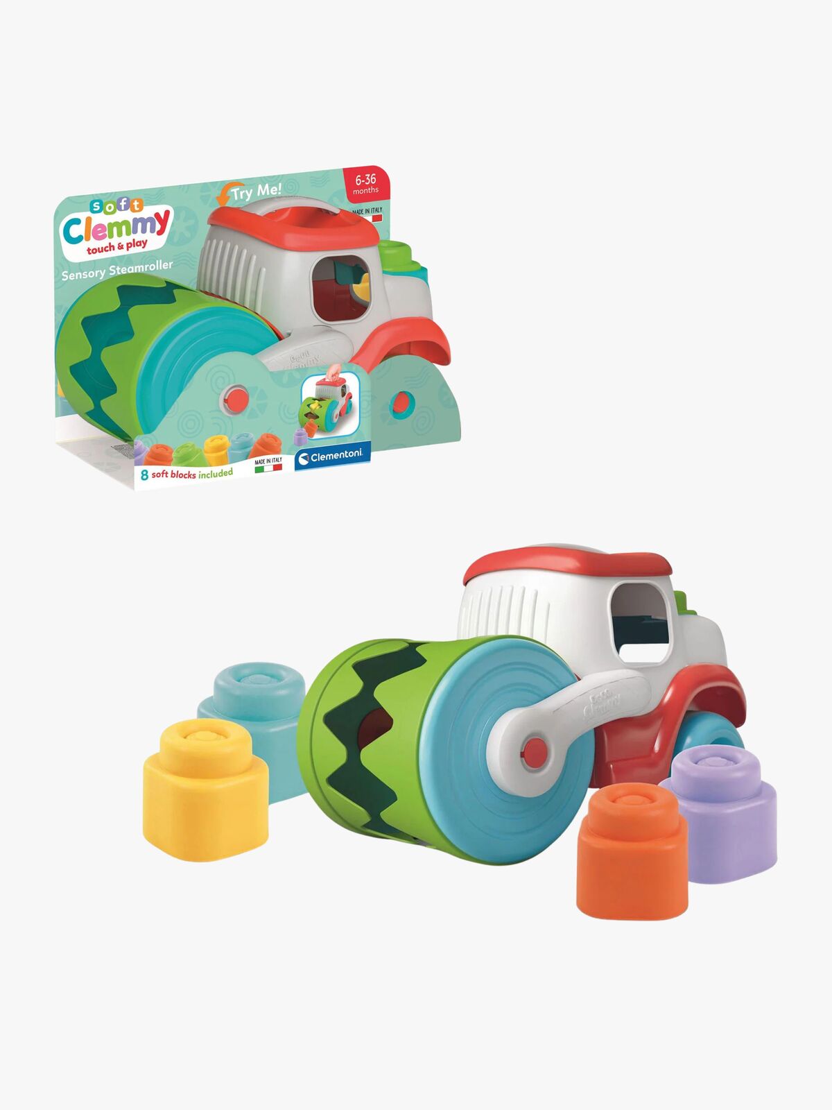 Clementoni Soft Clemmy  Sensorisk Klossrull