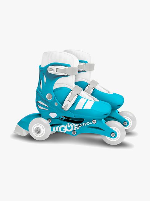 Stamp Skids Control Justerbar 2-i-1 Inlines Størrelse 27-30, Blå/Grå