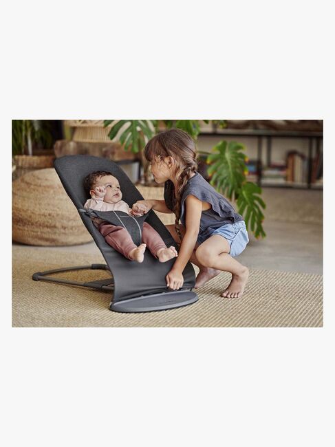 BabyBjörn Bliss Vippestol 3D Jersey, Svartgrå